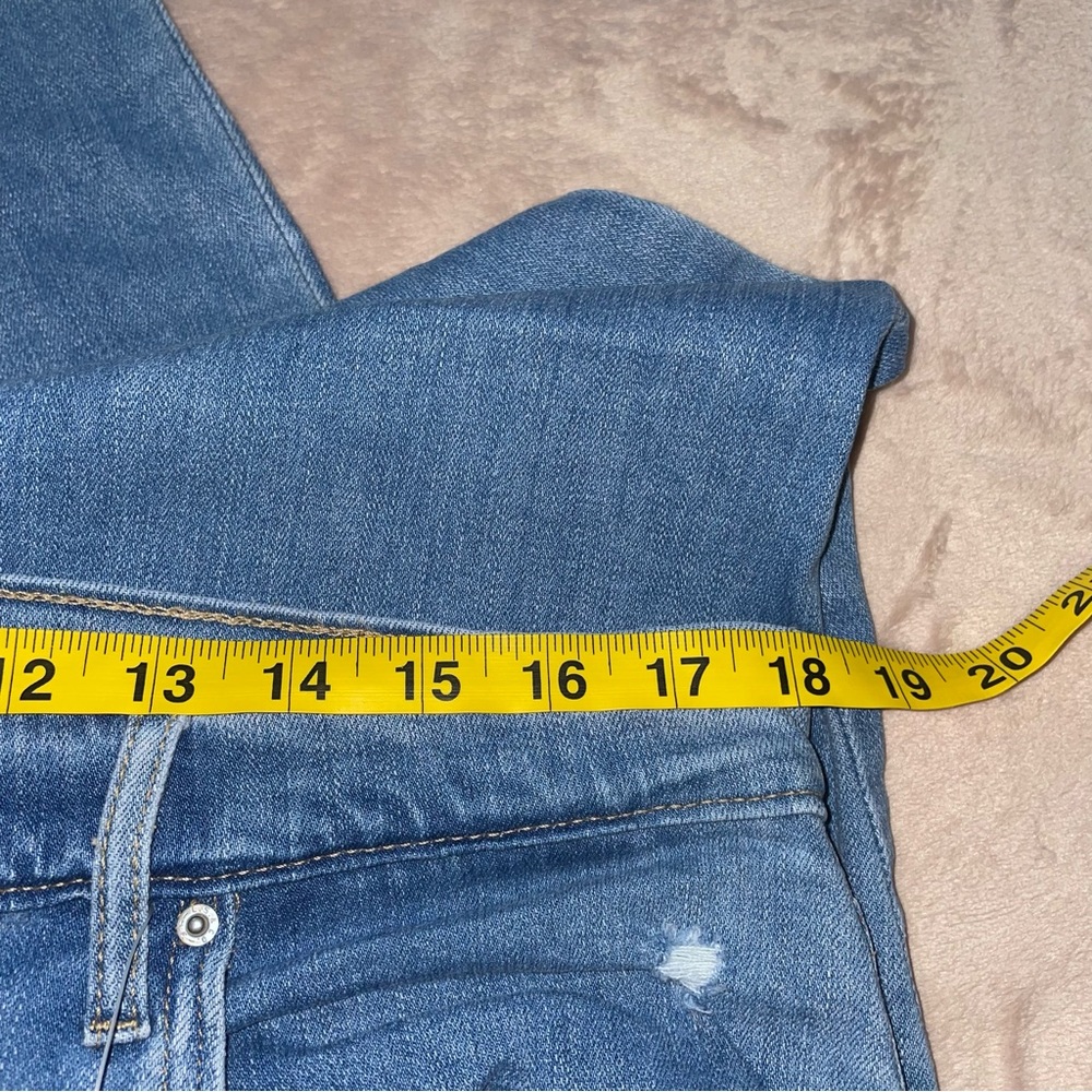 Levi’s 724 distressed high -rise straight jean W34/L30 1/2 - Picture 11 of 14